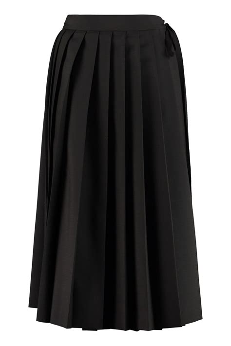 prada skirt suit|prada pleated skirt.